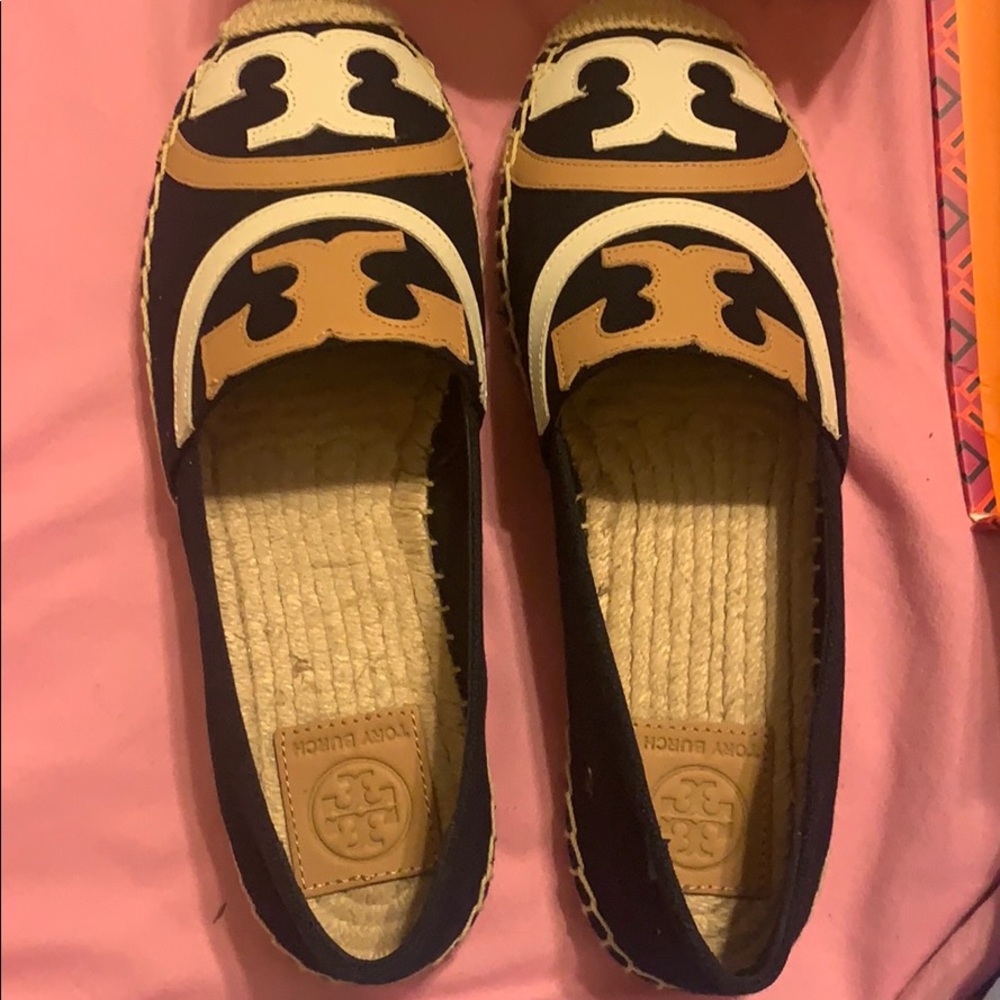 Tory Burch Women Espadrille-Canvas/ Calf Leather